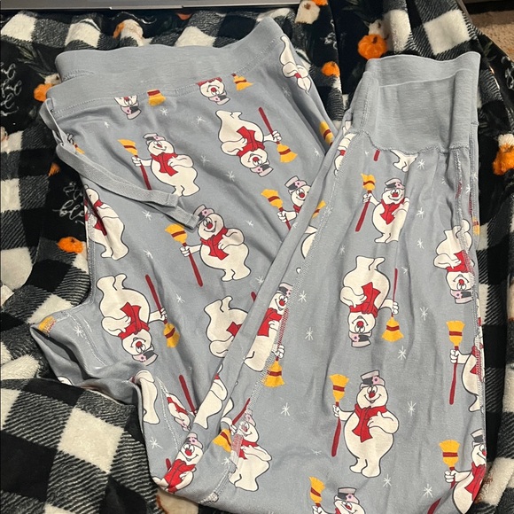 B51 Women’s XXL Hanna Andersson Jogger PJ Pants— Frosty the Snowman, VGUC - Picture 1 of 4